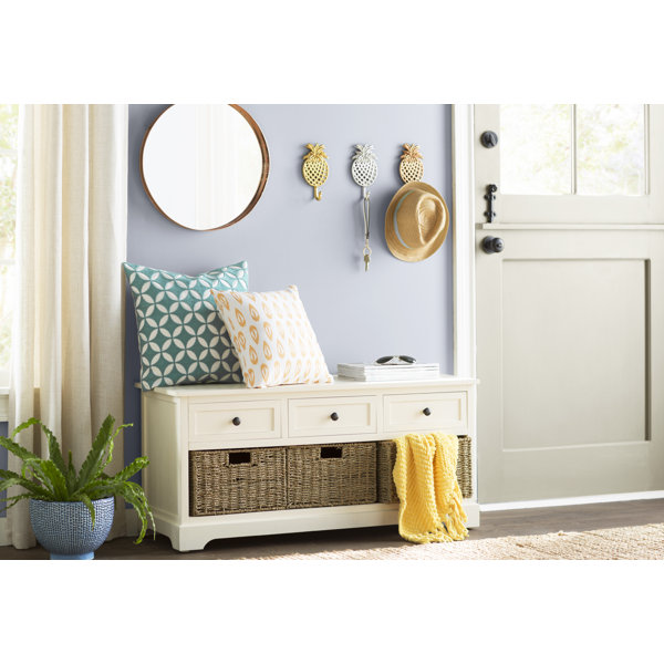Andover Mills™ Kaler Drawers Storage Bench & Reviews Wayfair